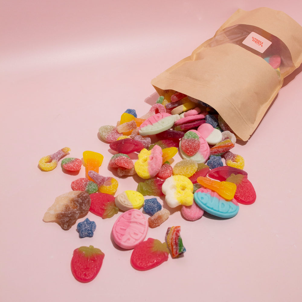 
            
                Load image into Gallery viewer, PICK N MIX SWEETS POUCH (ADD ON)
            
        
