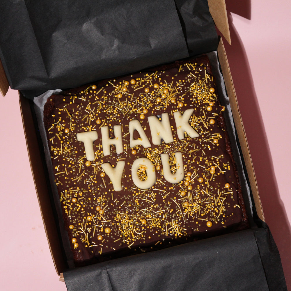 
            
                Load image into Gallery viewer, PERSONALISED MESSAGE BROWNIES
            
        